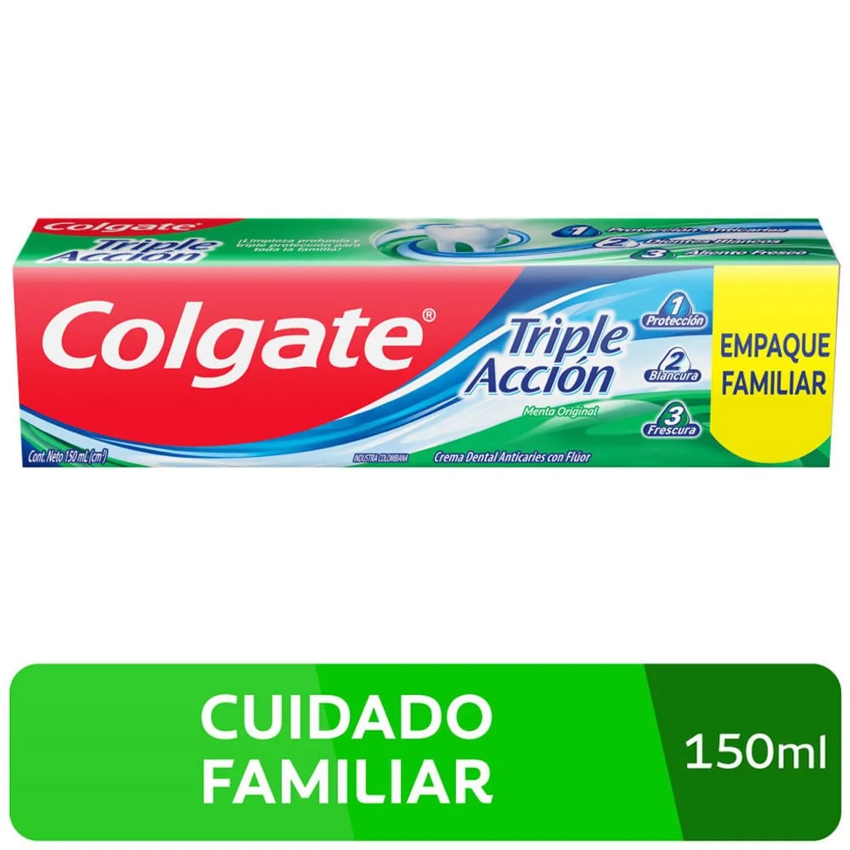 COLGATE TRIPLE ACCION *150ML.