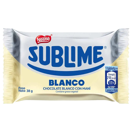 SUBLIME SONRISA BLANCO 38GR.